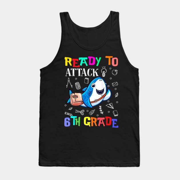Ready To Attack 6th Grade Youth Tank Top by Camryndougherty